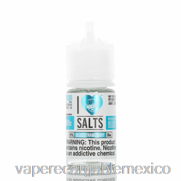 Vape Recargable Fresa Azul - I Love Sales - 30ml 25mg